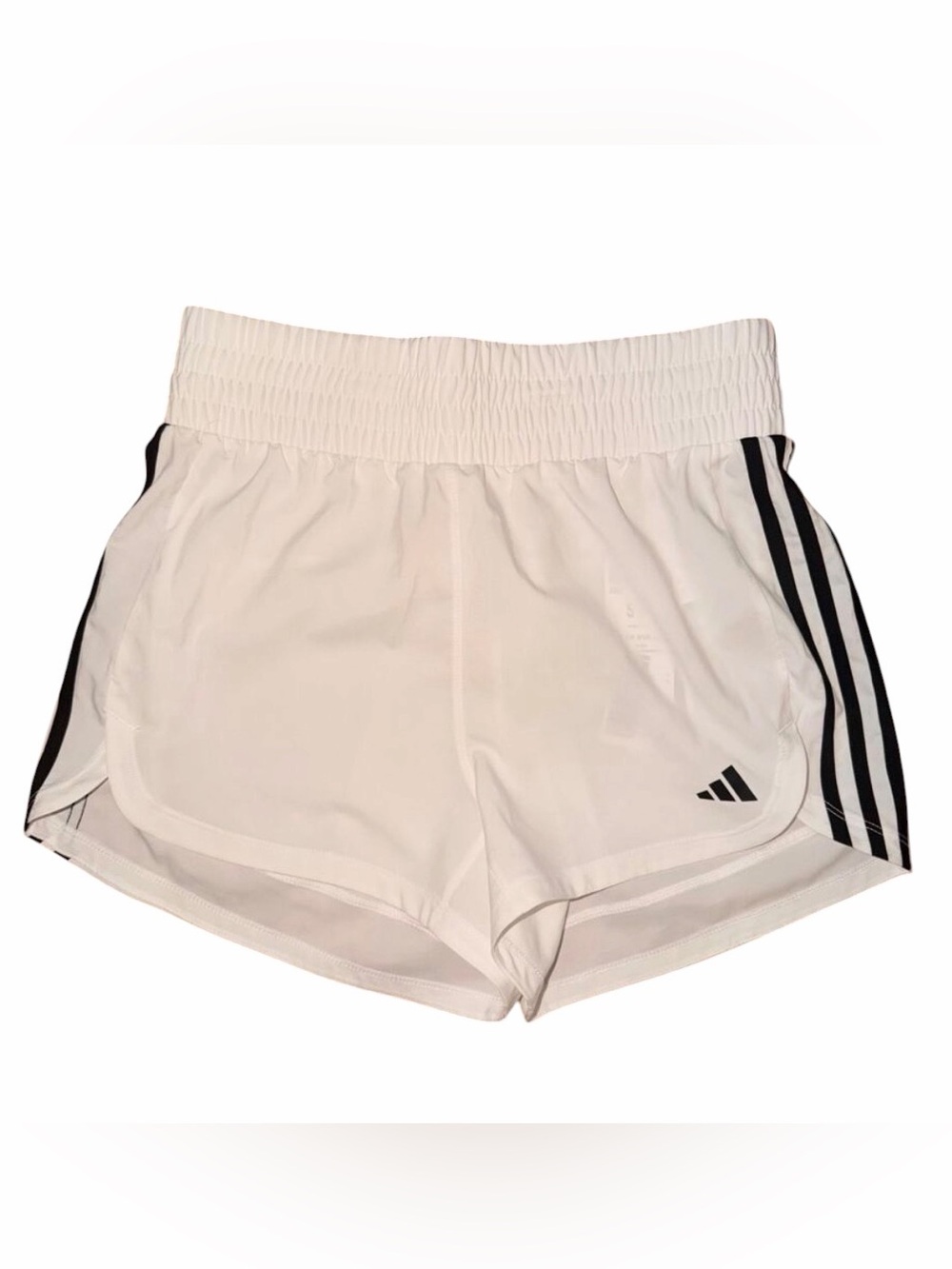 Adidas Trainer Pacer Shorts High Rise 3" Inseam Small